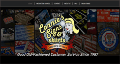 Desktop Screenshot of conniesigns.com